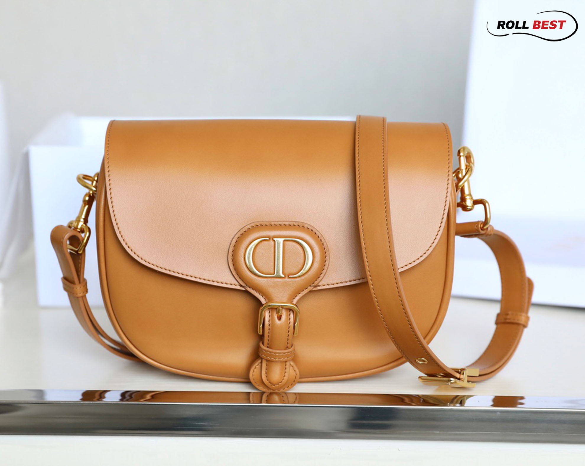 Túi Xách Dior Bobby Bag Orange Brown