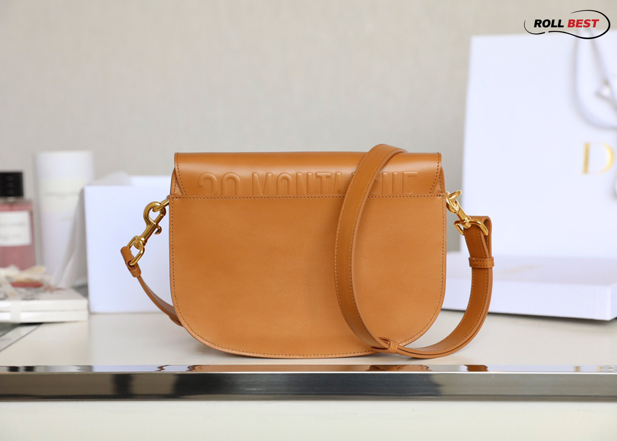 Túi Xách Dior Bobby Bag Orange Brown