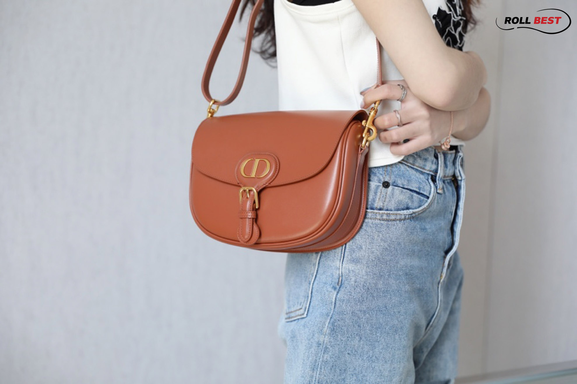 Túi Xách Dior Bobby Bag Red Brown