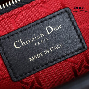 Túi Xách Tay Dior Small Lady Dior My ABCDior Bag Màu Đen