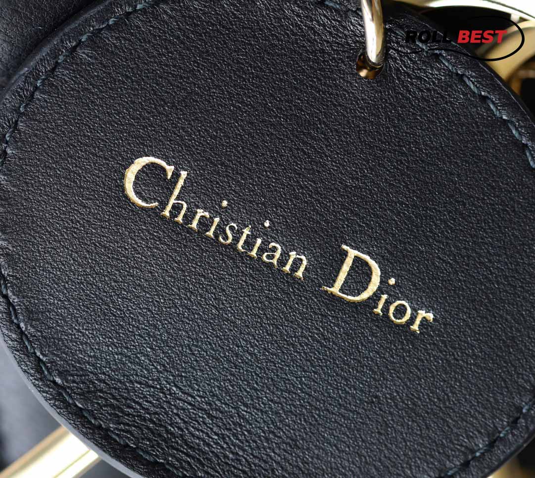 Túi Xách Tay Dior Small Lady Dior My ABCDior Bag Màu Đen