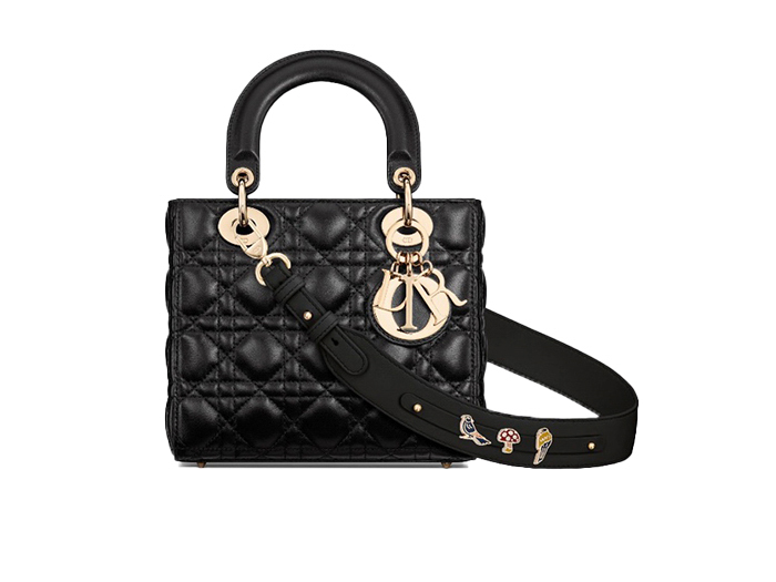 Túi Xách Tay Dior Small Lady Dior My ABCDior Bag Màu Đen