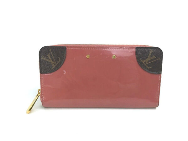 Ví Louis Vuitton Monogram Zippy Venice Long Wallet Patent Leather Pink