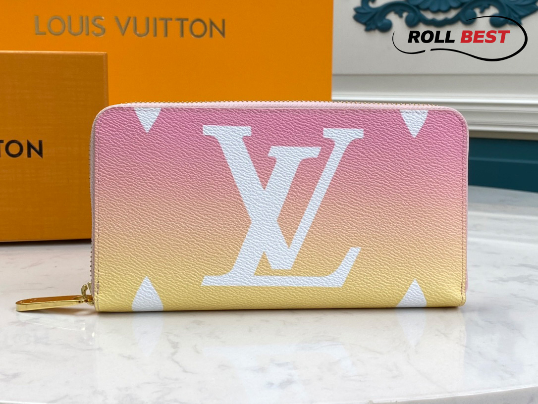 Louis Vuitton By The Pool Zippy Wallet Pink