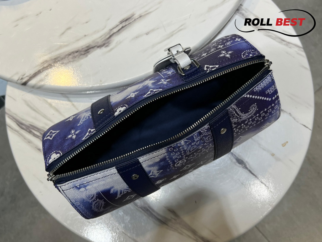 Louis Vuitton City Keepall Bandana Monogram Blue