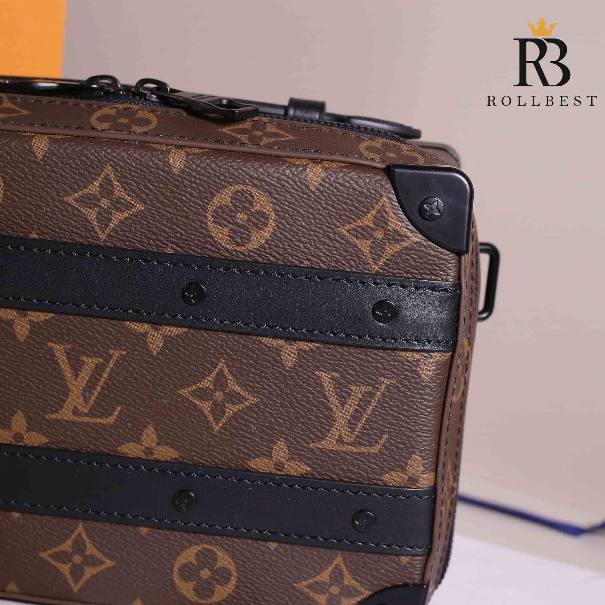 Louis Vuitton Handle Soft Trunk Monogram Macassar Brown