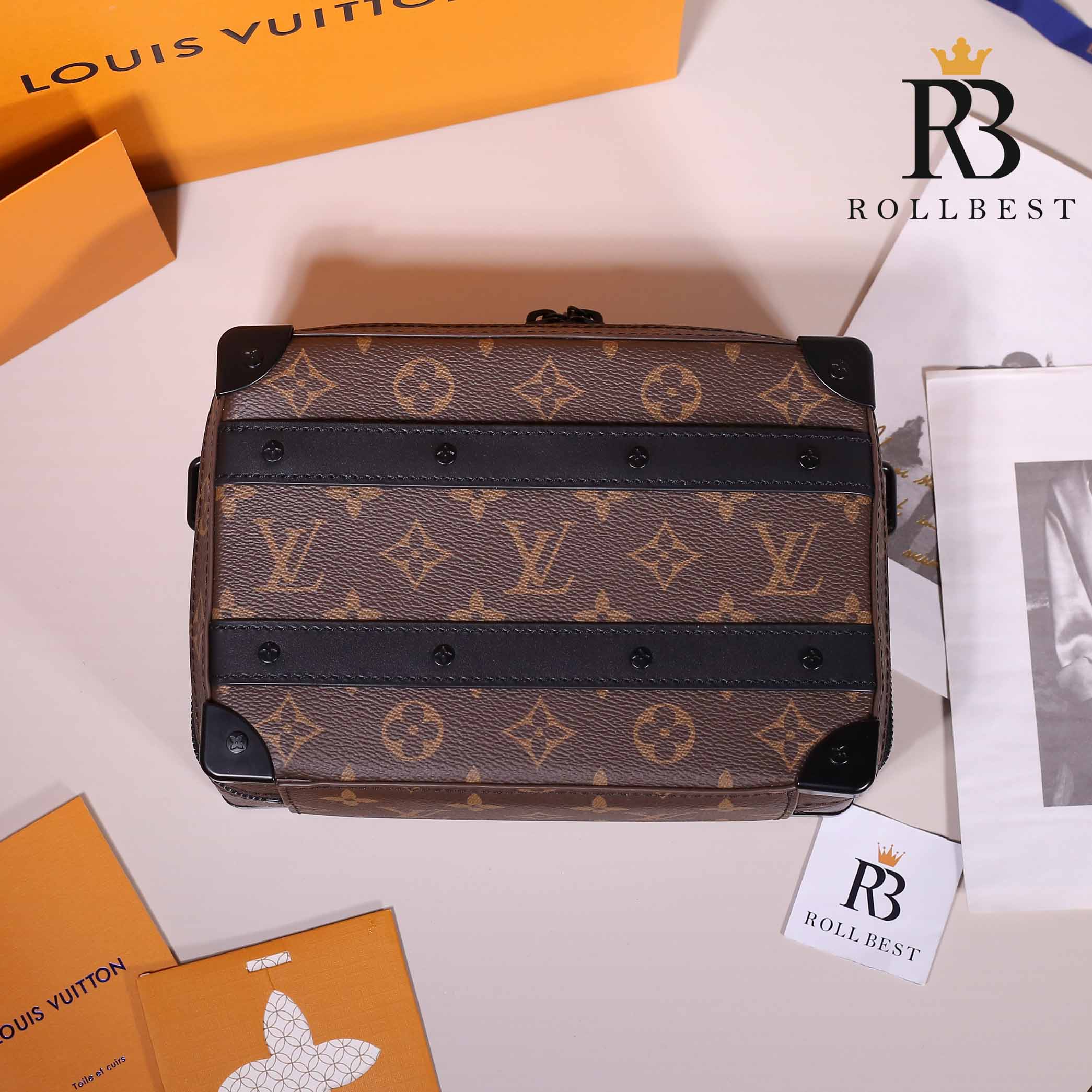 Louis Vuitton Handle Soft Trunk Monogram Macassar Brown