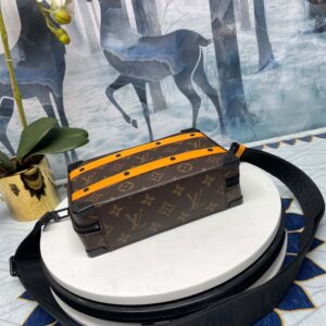 Louis Vuitton Handle Soft Trunk Monogram Macassar Radiant Sun