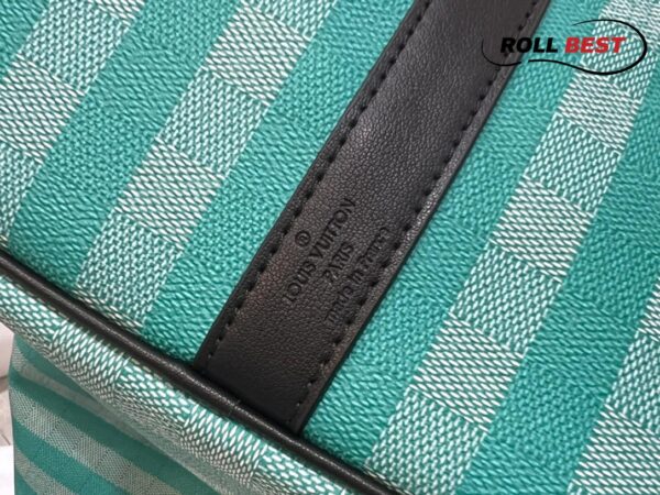 Louis Vuitton Keepall 50B Damier Stripes Gradient Green