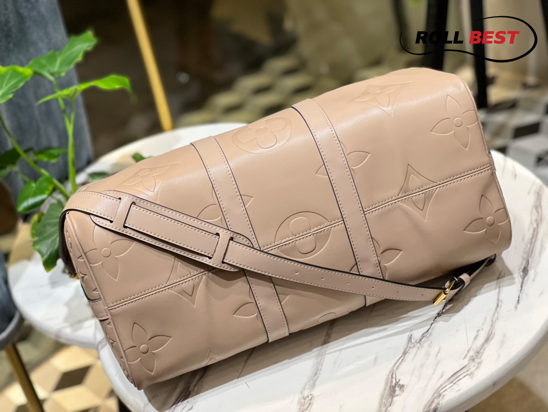 Louis Vuitton Keepall Empreinte 45 Beige