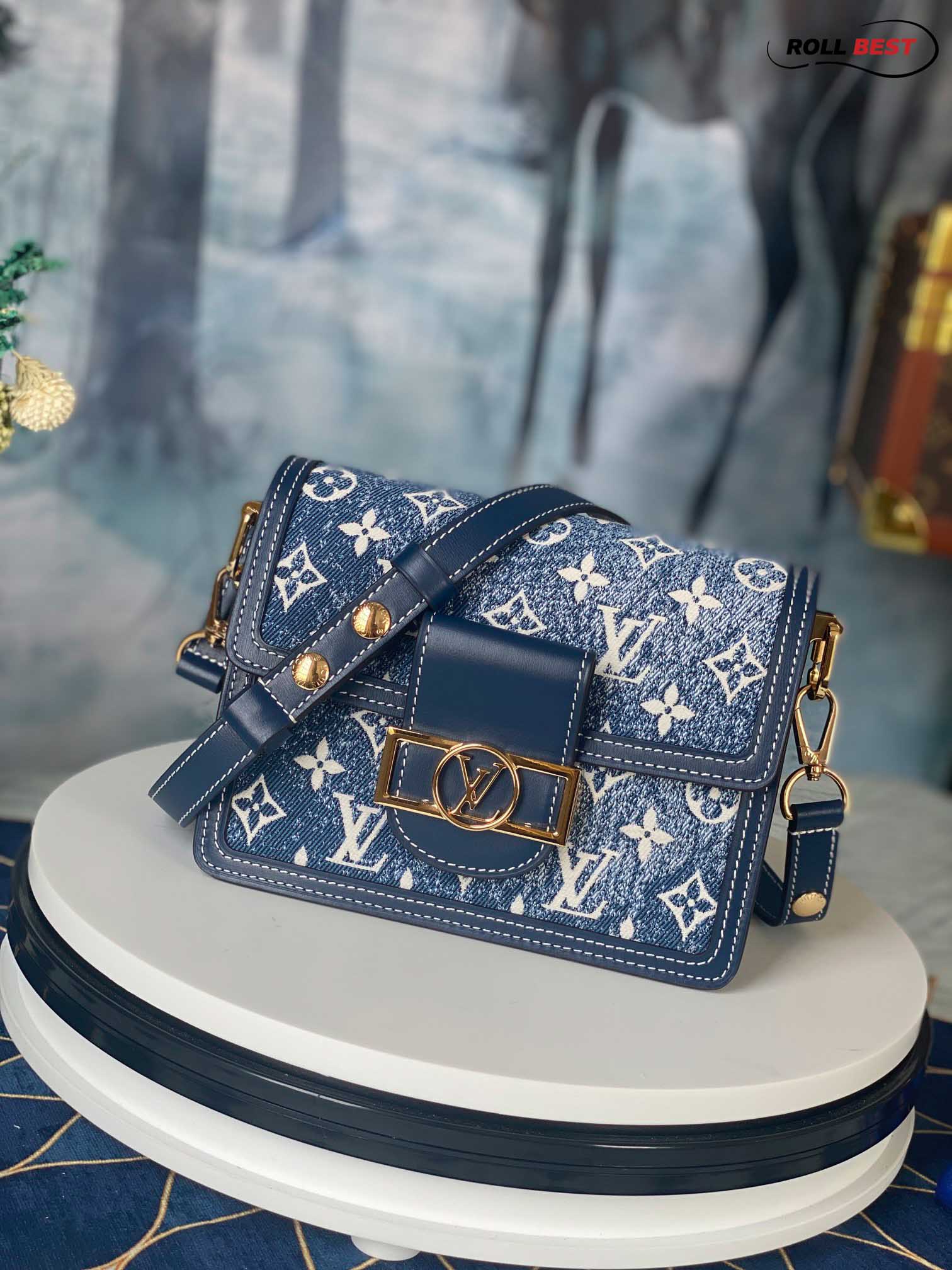 Louis Vuitton Monogram Denim MM Dauphine 