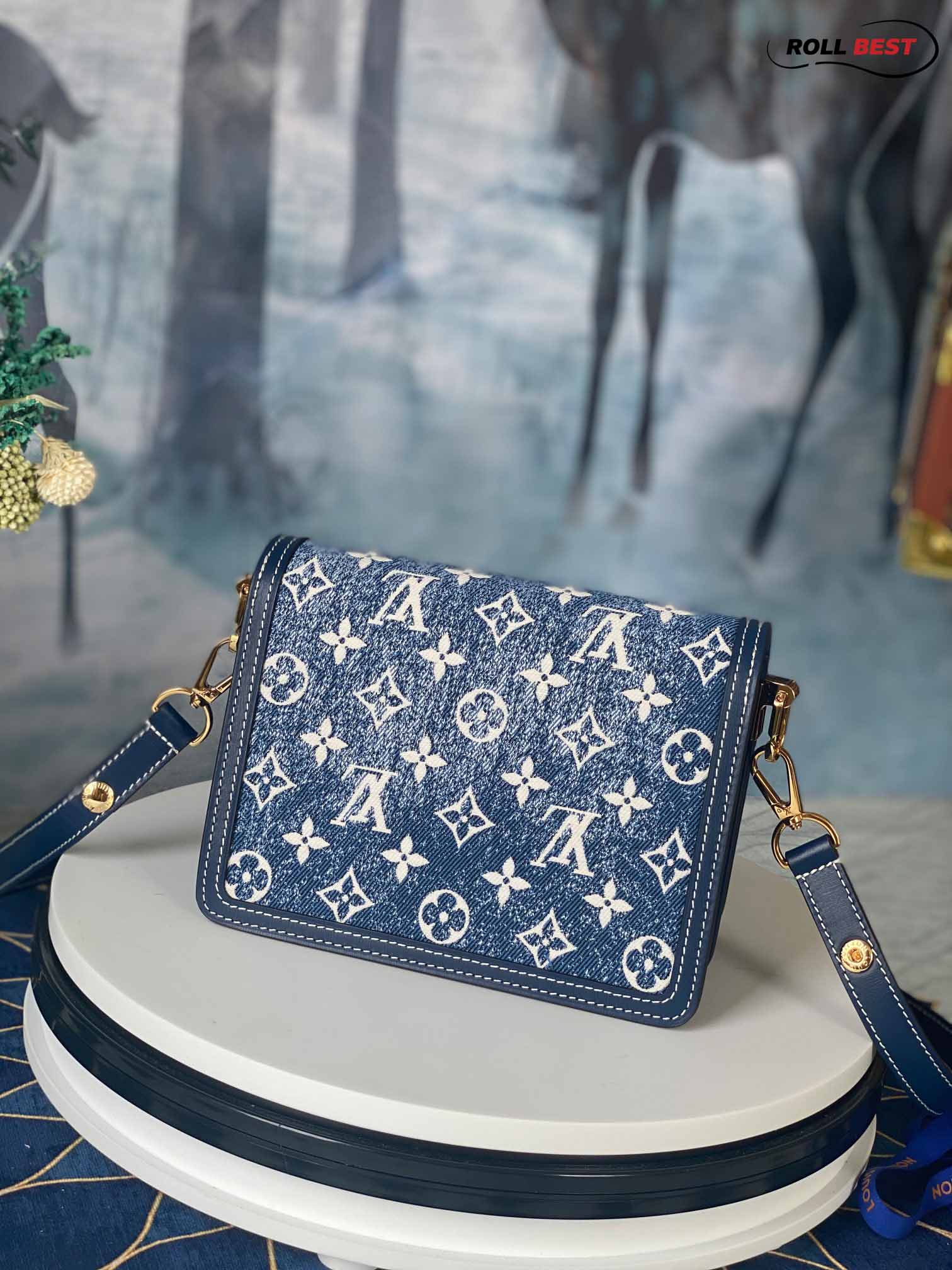 Louis Vuitton Monogram Denim MM Dauphine 