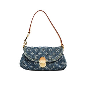 Túi Louis Vuitton Blue Monogram Denim Mini Pleaty Bag