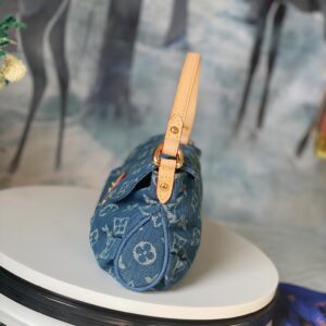 Túi Louis Vuitton Blue Monogram Denim Mini Pleaty Bag