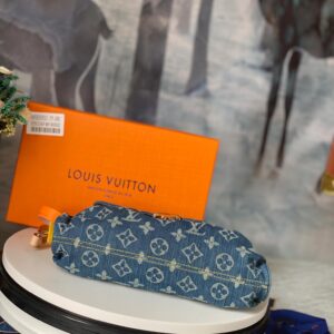 Túi Louis Vuitton Blue Monogram Denim Mini Pleaty Bag