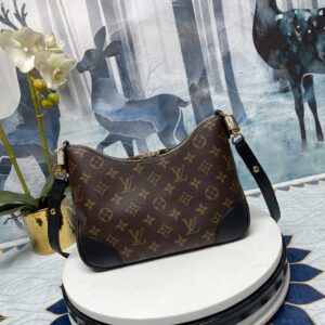 Túi Louis Vuitton Boulogne Monogram Coated Canvas Black