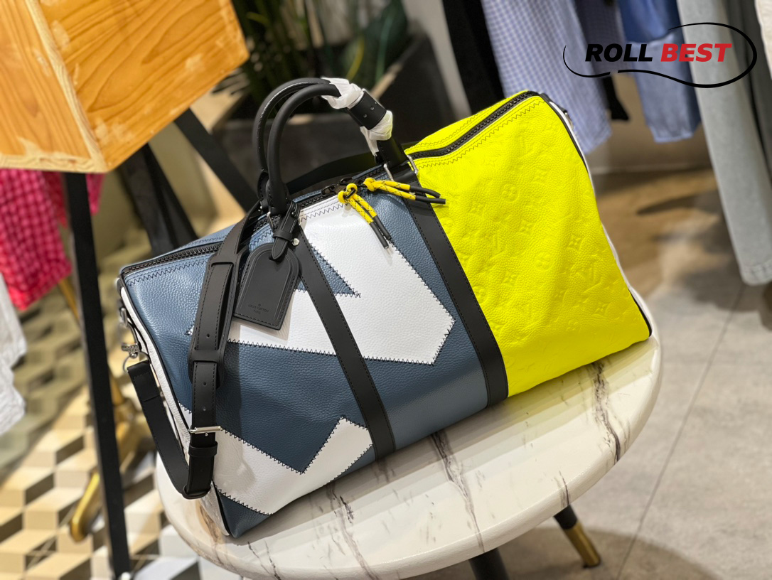 Túi Louis Vuitton Keepall Bandoulière 50 Bag 'Yellow'