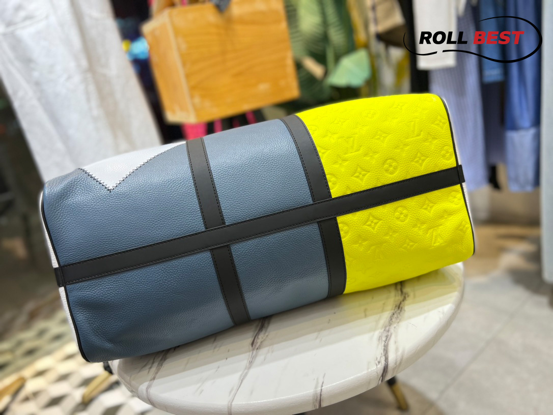 Túi Louis Vuitton Keepall Bandoulière 50 Bag 'Yellow'