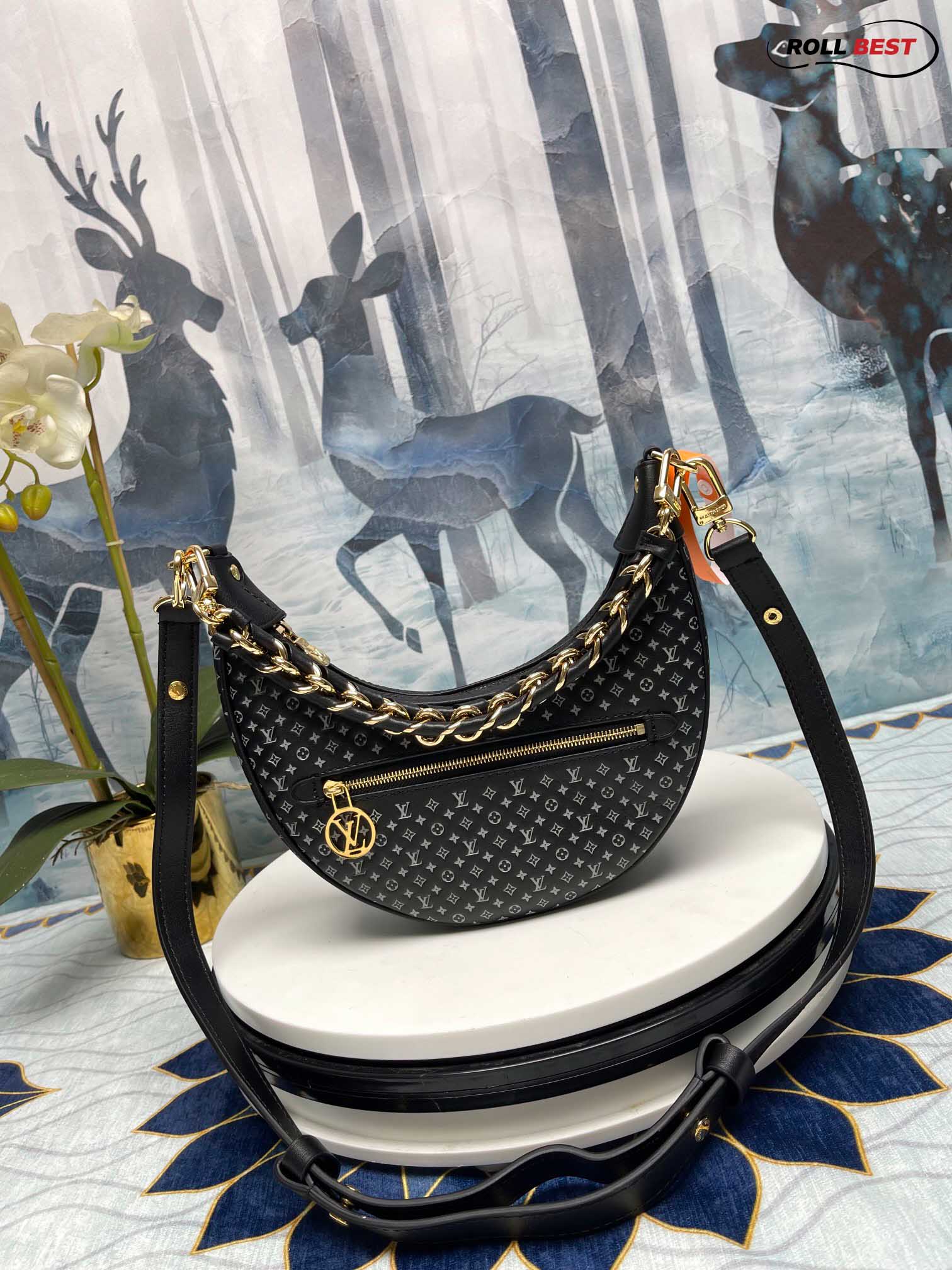 Túi Louis Vuitton Loop Baguette Bag ‘Black’