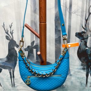 Túi Louis Vuitton Loop Baguette Bag 'Blue'