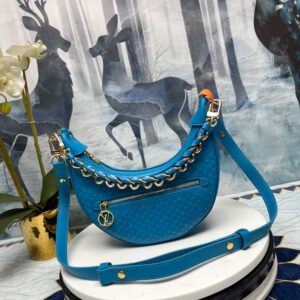 Túi Louis Vuitton Loop Baguette Bag 'Blue'