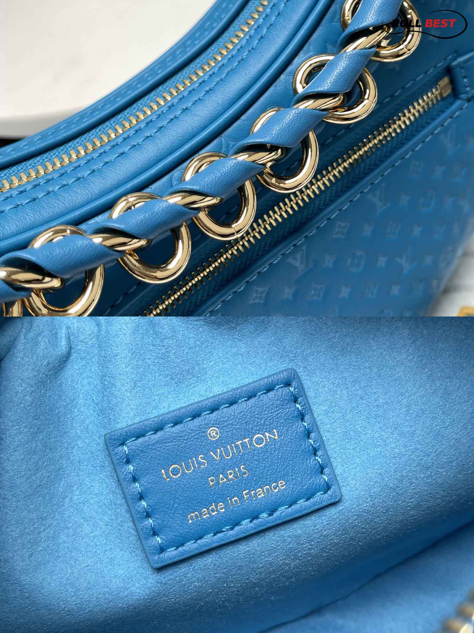Túi Louis Vuitton Loop Baguette Bag 'Blue'