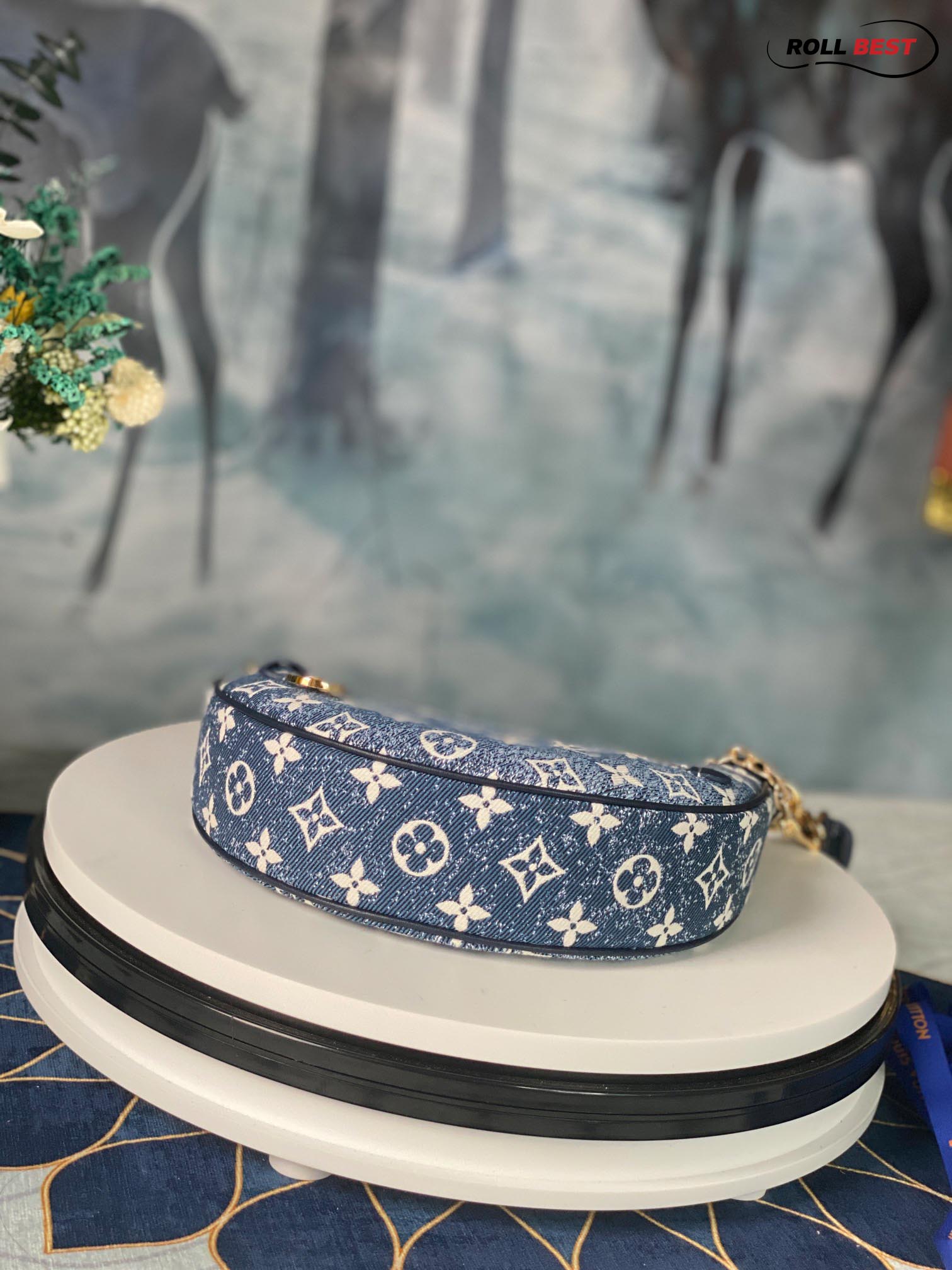 Túi Louis Vuitton Loop Baguette 'Navy Blue'