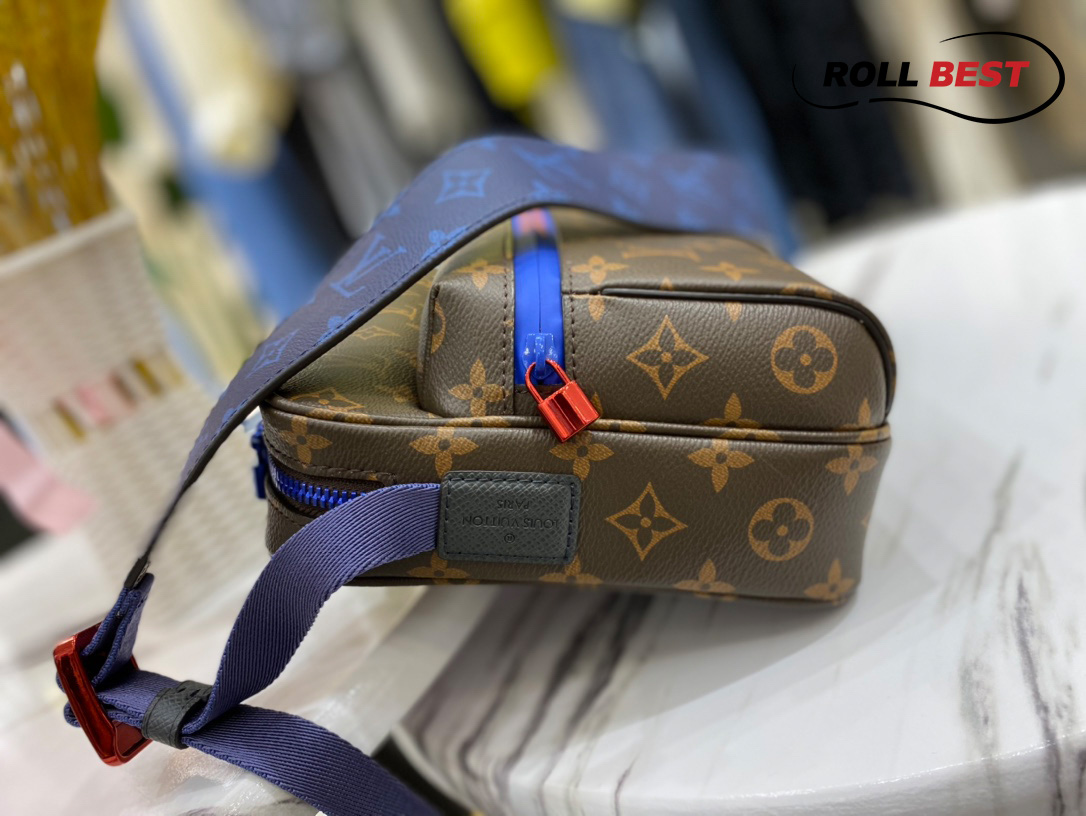 Túi Louis Vuitton Messenger Monogram Outdoor PM Brown Blue