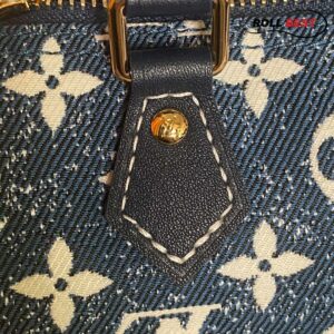 Túi Louis Vuitton Micro Speedy Denim Bag Charm Navy Blue