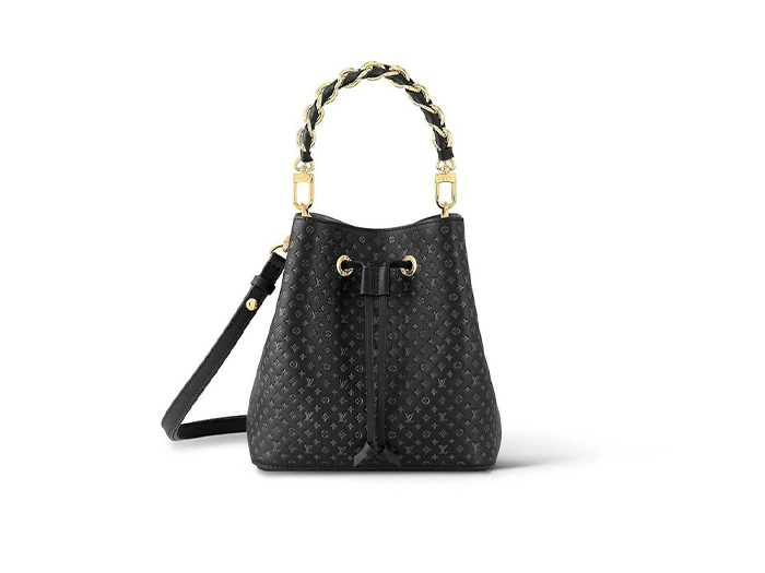 Túi Louis Vuitton Neonoe BB Black in Calfskin Leather with Gold