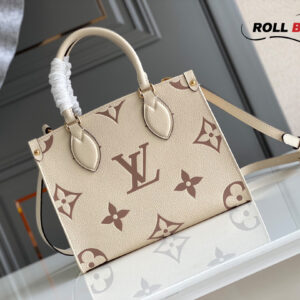 Túi Louis Vuitton Onthego PM Shoulder Crossbody Tote Bag Cream