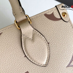 Túi Louis Vuitton Onthego PM Shoulder Crossbody Tote Bag Cream