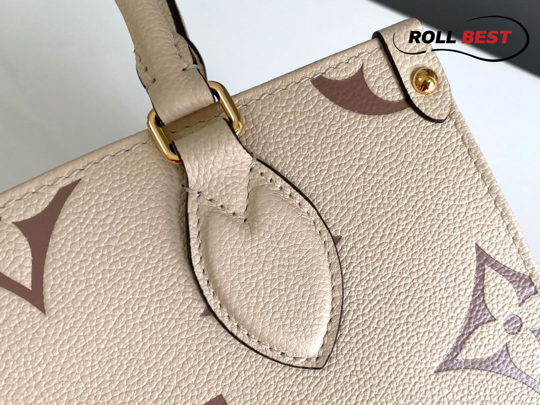 Túi Louis Vuitton Onthego PM Shoulder Crossbody Tote Bag Cream