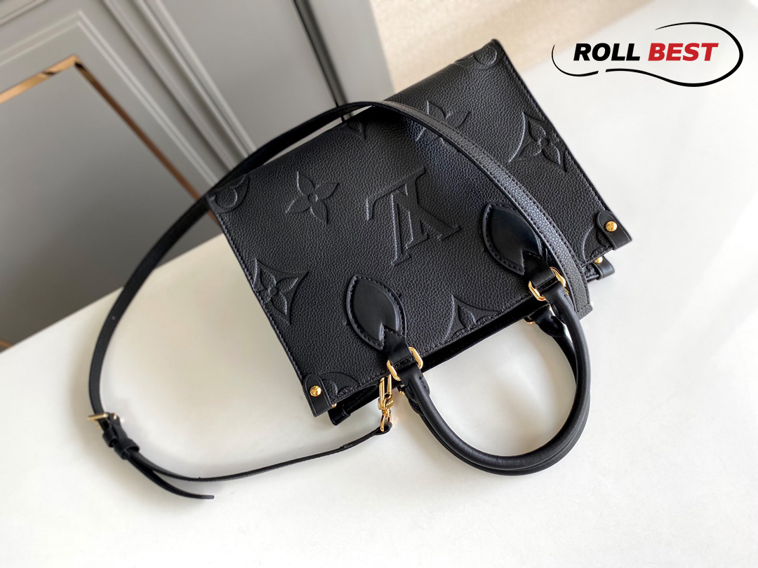 Túi Louis Vuitton Onthego PM Tote Bag Full Black