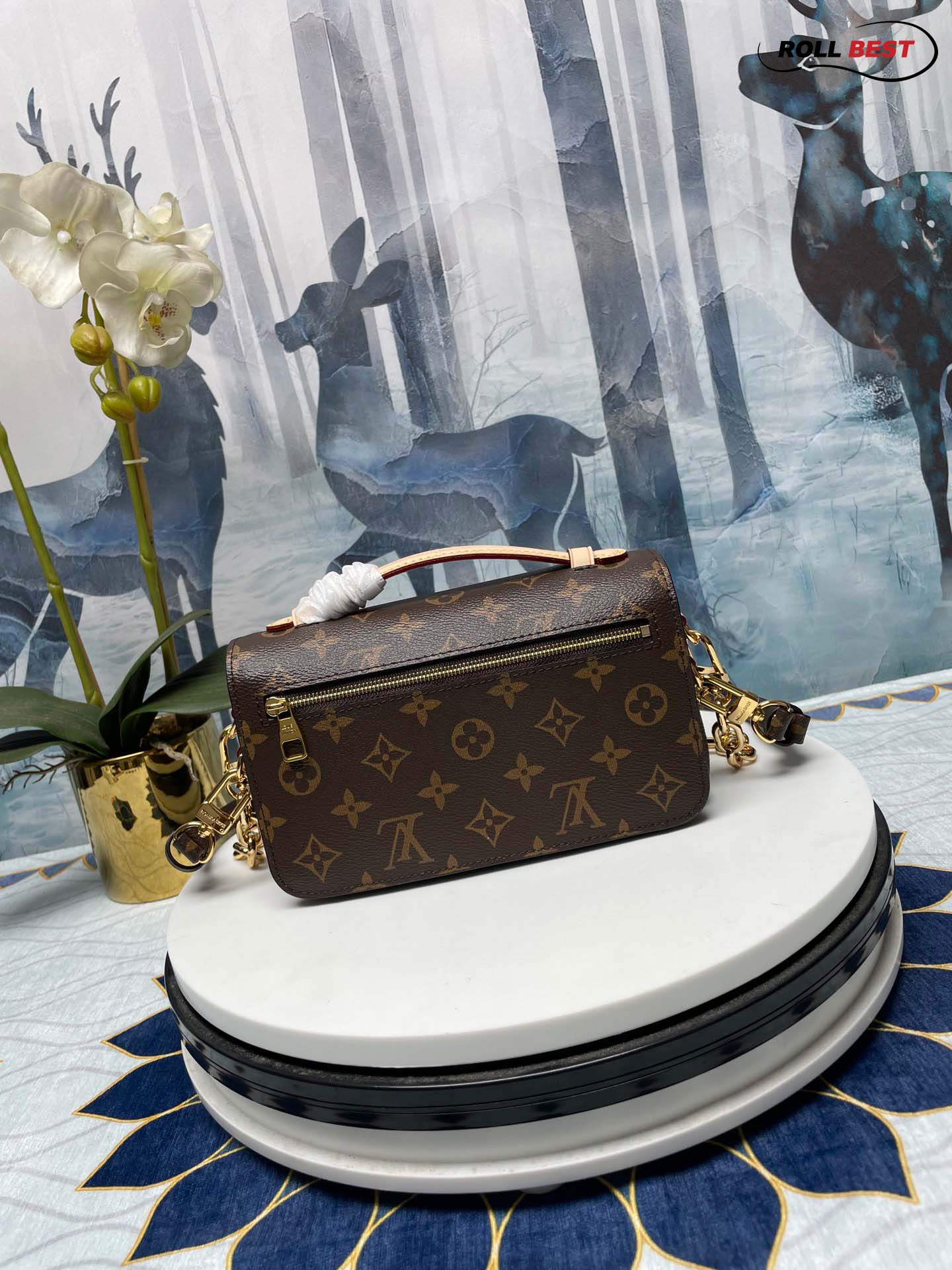 Túi Louis Vuitton Pochette Métis East West Bag ‘Brown’