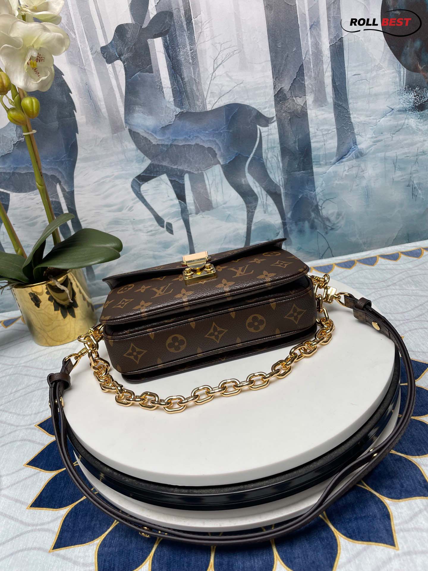 Túi Louis Vuitton Pochette Métis East West Bag ‘Brown’