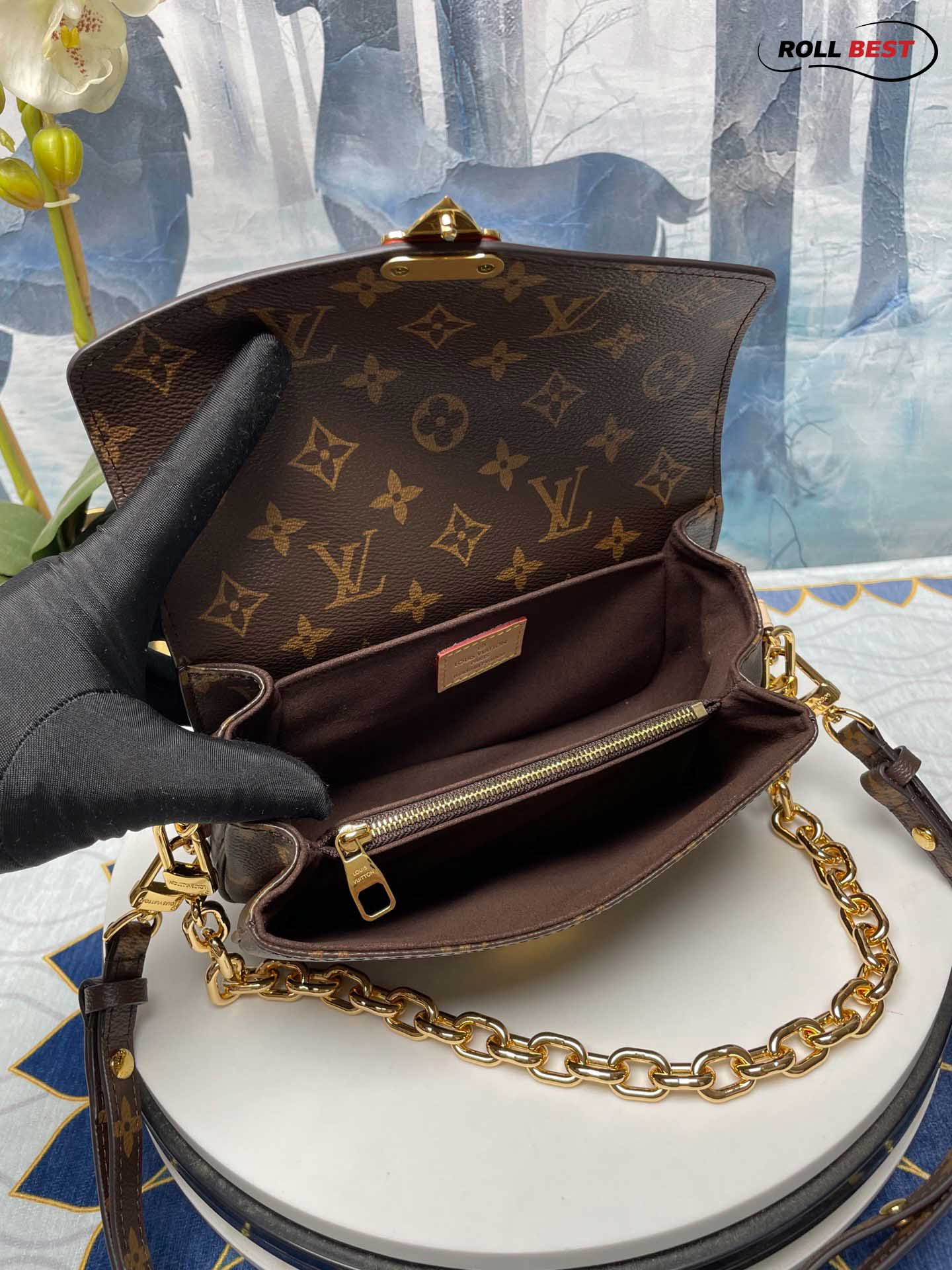 Túi Louis Vuitton Pochette Métis East West Bag ‘Brown’