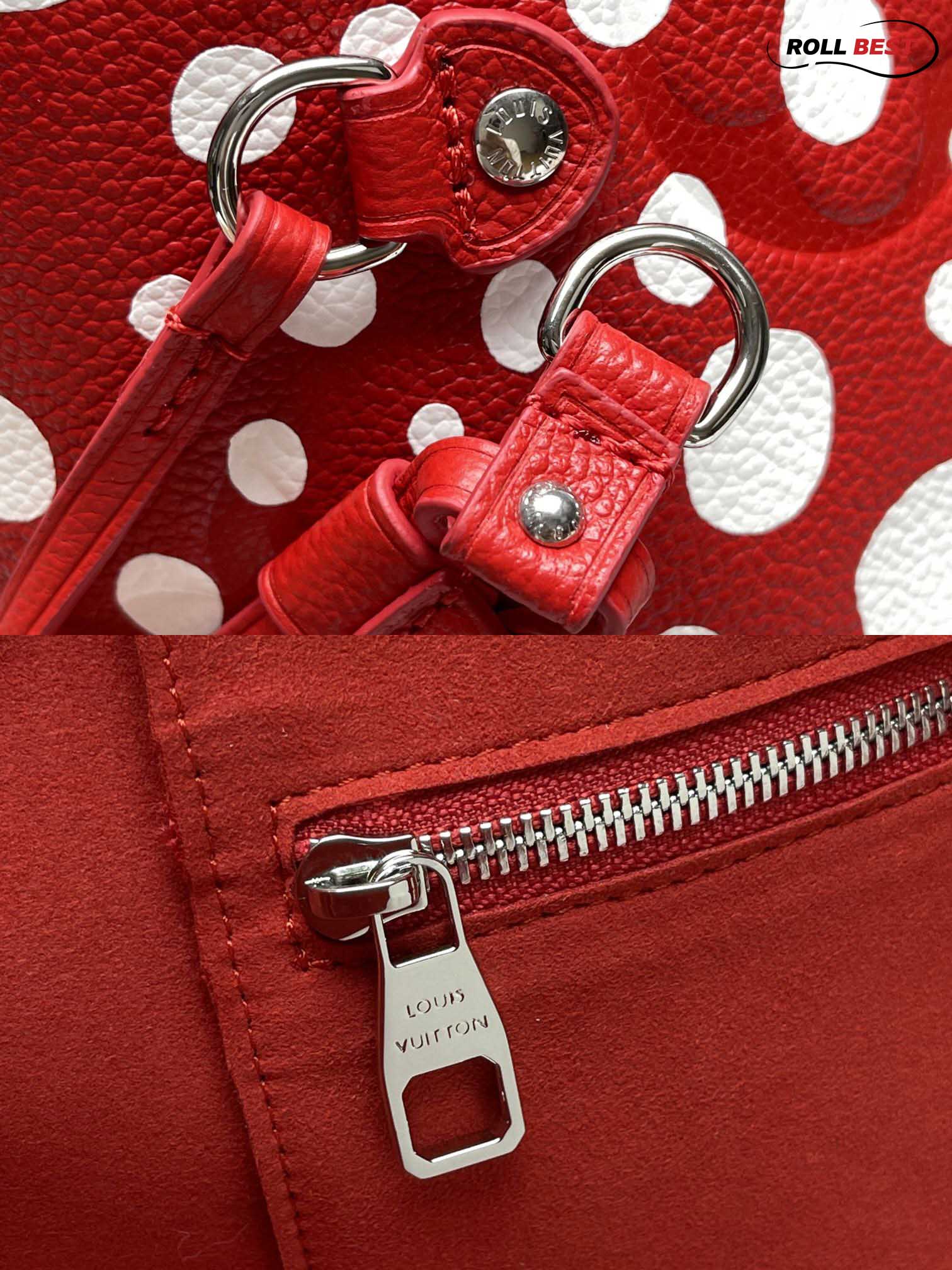 Túi Louis Vuitton x YK Neverfull MM Tote Bag ‘Red White’