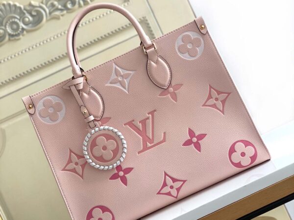 Túi Nữ Louis Vuitton OnTheGo MM Tote Bag 'Gradient Pink'