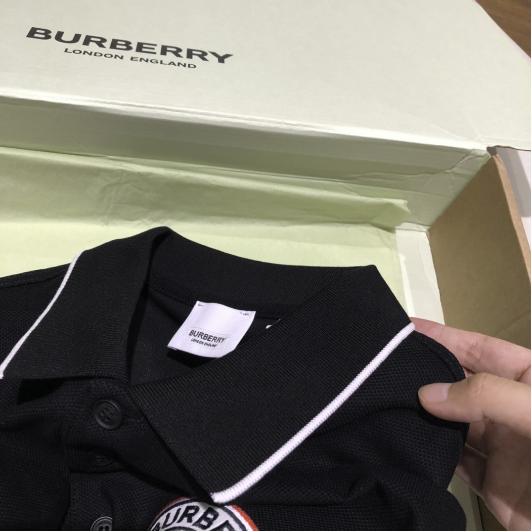 Áo Polo Burberry Logo Applique