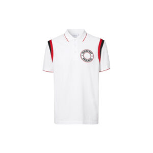 Áo Polo Burberry Logo Applique White