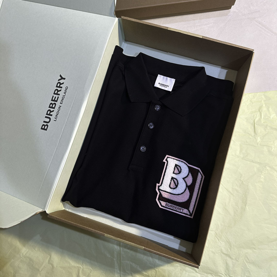 Áo Polo Burberry Logo Patch