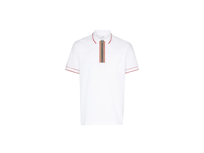 Áo Polo Burberry With Iconic Striped