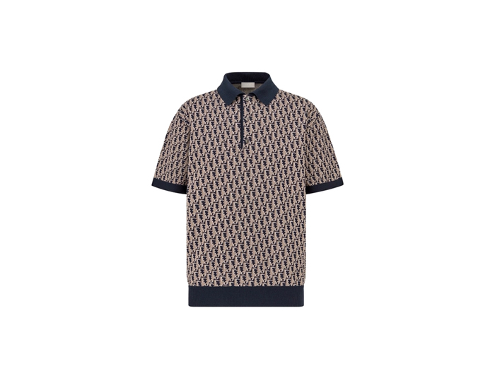 Áo Polo Dior Oblique Jacquard