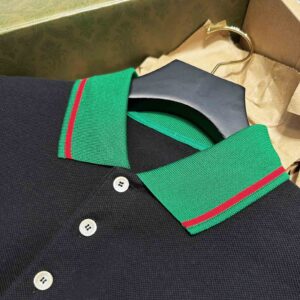 Áo Polo Gucci Cotton Jersey With Web