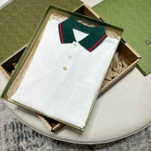 Áo Polo Gucci Cotton Jersey With Web