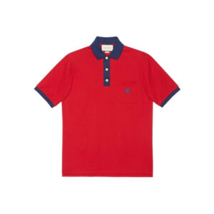 Áo Polo Gucci Gg Patch Red