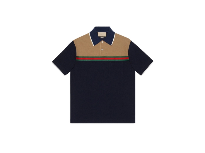 Áo Polo Gucci Wool Blend Waffle Knit