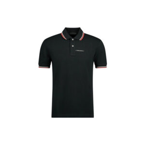 Áo Polo Prada Rubber Logo Black