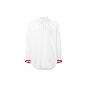 Áo Sơ Mi Thom Browne Grosgrain Cuff Oxford